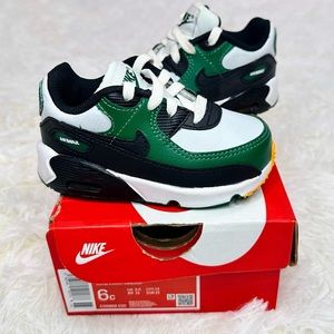 NIKE Air Max 90 "Pure Platinum/Black/Gorge Green"